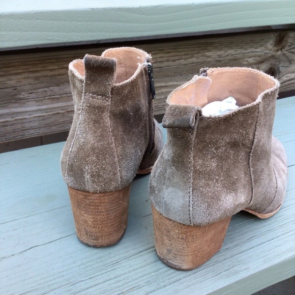 Madewell Women Genuin Leather Brown Booties , Ankle Boots - Picture 5 of 9
